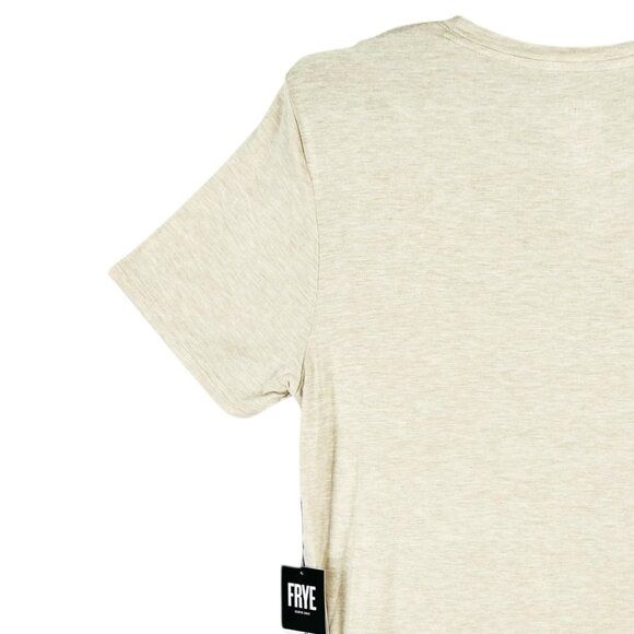 NWT FRYE Men Ultrasoft Modal Blend Sand Stretch Premium Sleepwear T-shirt Size M - Picture 6 of 10